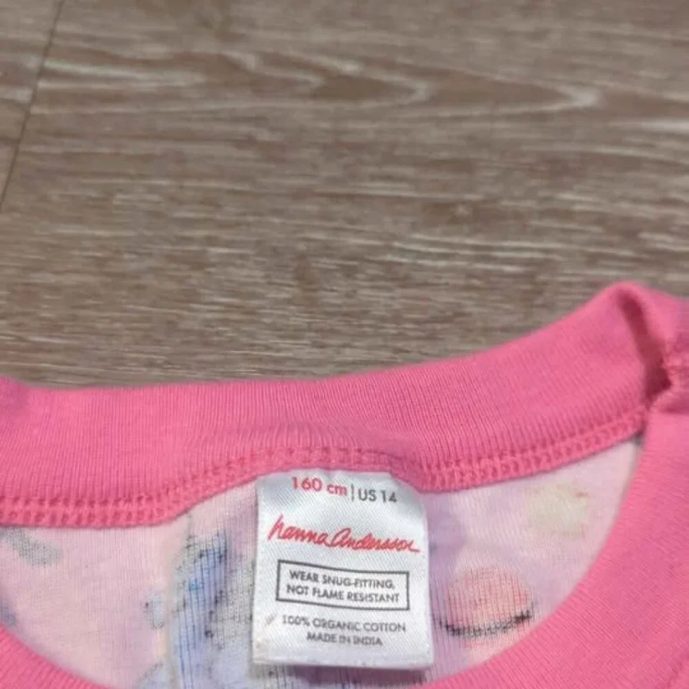 Hanna Anderson girls size‎ 14 2 piece unicorn summer pajama set